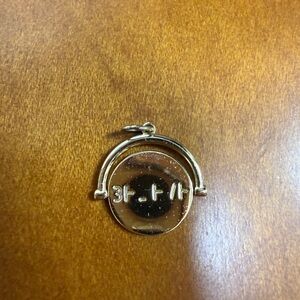 RARE- Gold plated Circular Pendant